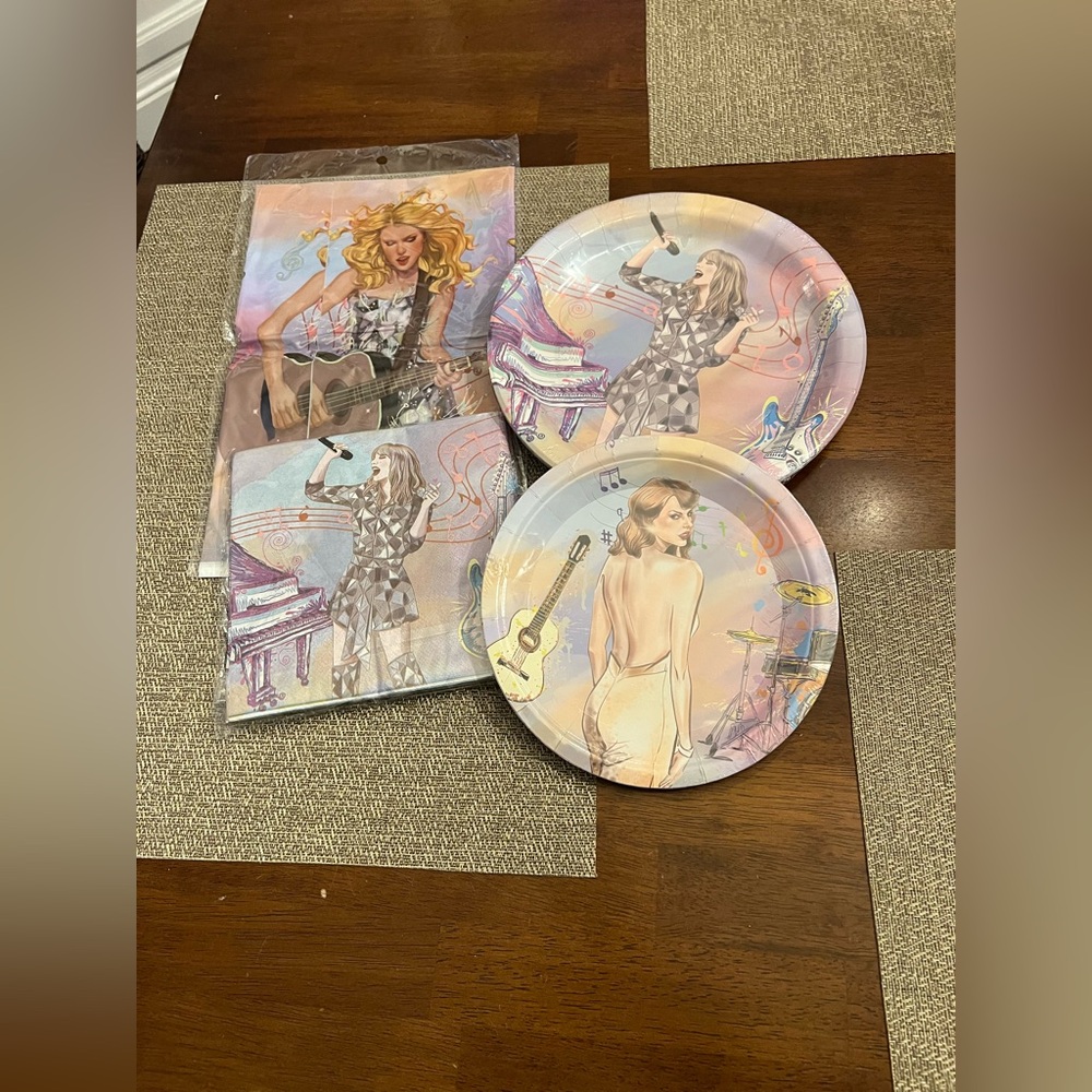 New! Pop Star party supplies